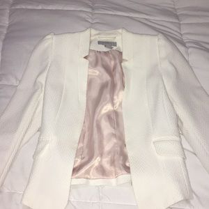 H&M white blazer jacket